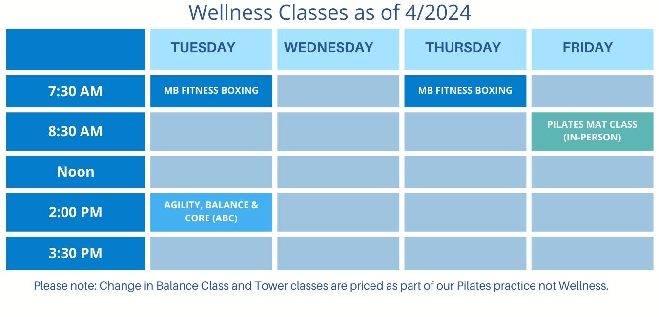 Wellness Classes MindBody