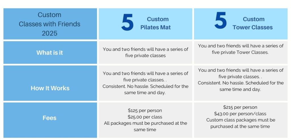 private classes pilates