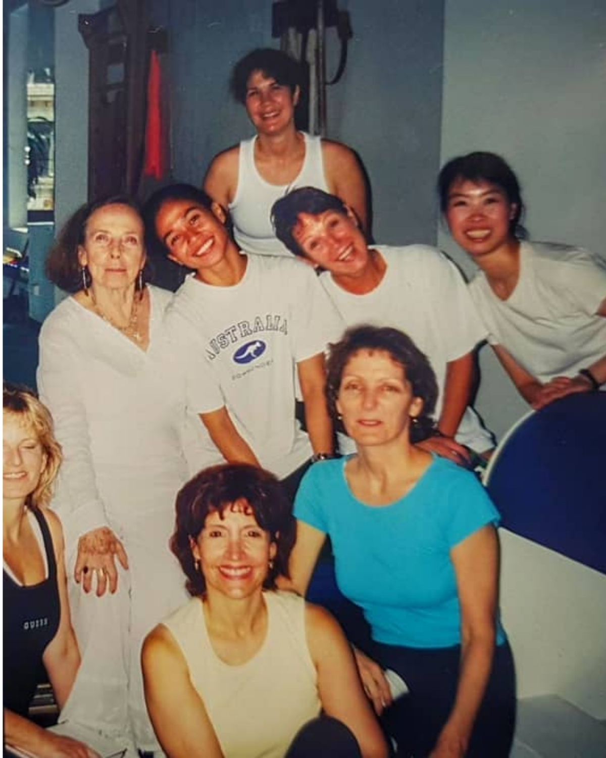 Romana Kryzanowska with teachers in training, including Wendy